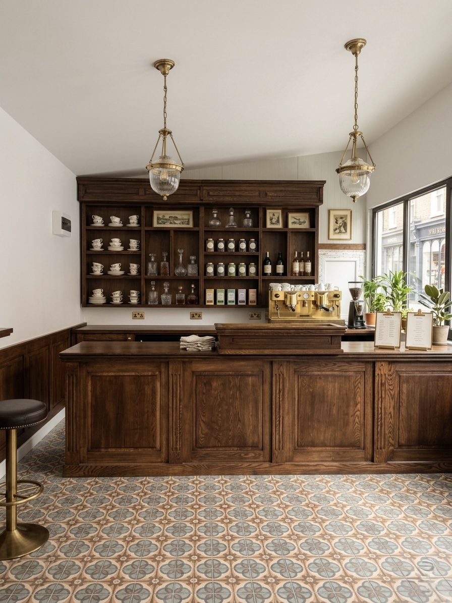 Cafenea mobilier lemn